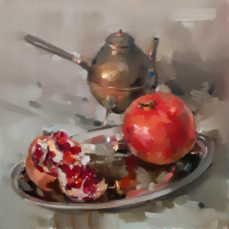 Натюрморт с кофейником