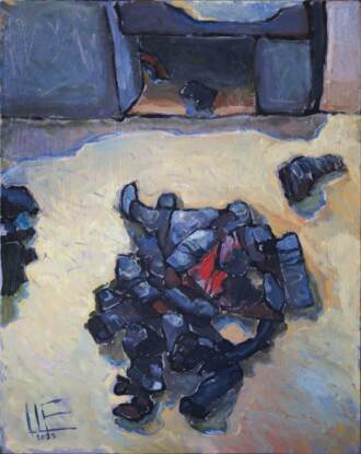 Красный носок