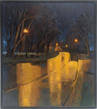 В парке после дождя