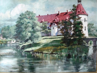 Замок Яунпилс. Латвия