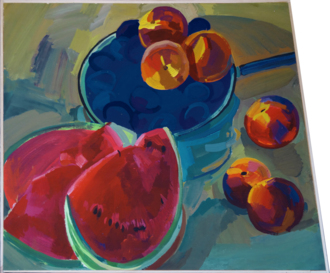 натюрморт с арбузом