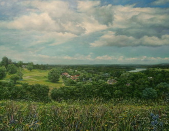 Вид на село Бёхово