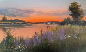 Вечернее озеро