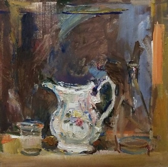 Молочник на окошке с подружками