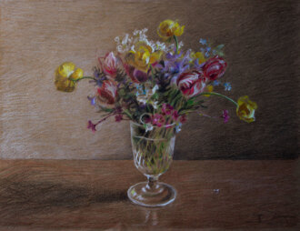 Маленький весенний натюрморт из прошлого.