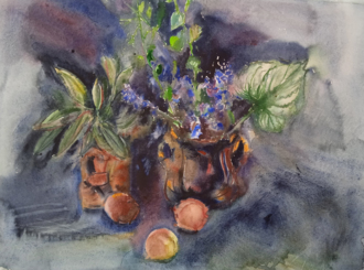 Три и листья