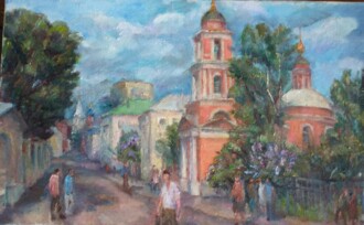 Пятницкая улица. Троицкая церковь.