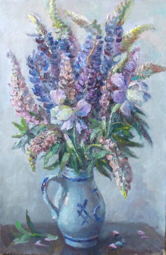 Натярморт с люпинами 