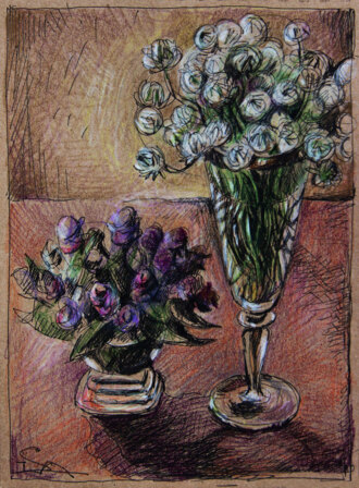 Два маленьких летних букета