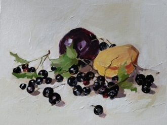 Натюрморт со смородиной 