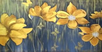 Золотые цветы