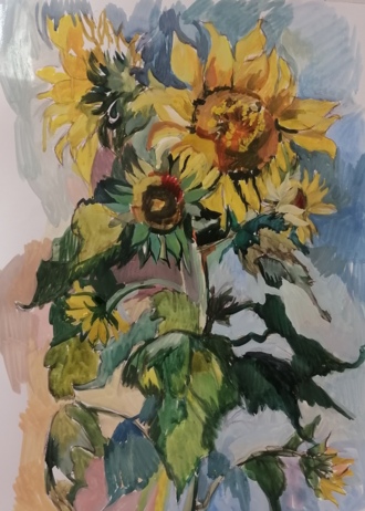 Подсолнухи