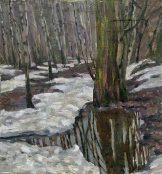 Апрельская лужа