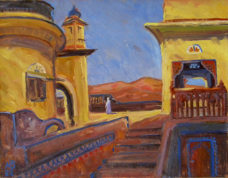 После полудня. Особняк в Джайпуре