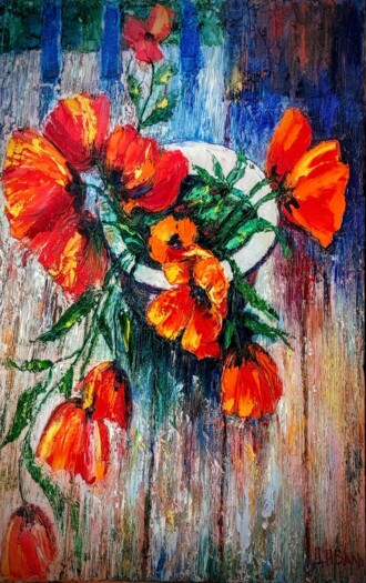 Цветы в тазу