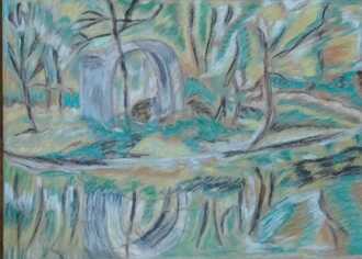 Русалочий остров с аркой 