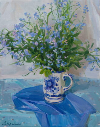 Букет незабудок