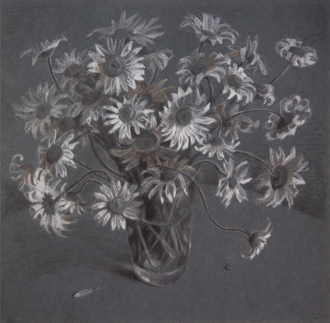 Осенние ромашки.