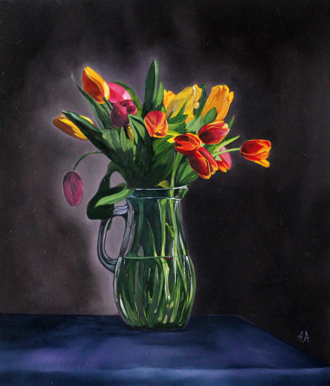НАТЮРМОРТ С ТЮЛЬПАНАМИ