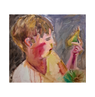 Мальчик с грушей