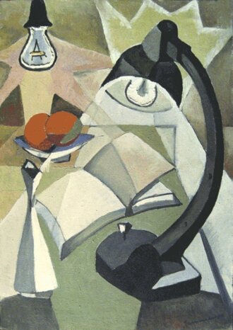 Натюрморт с лампой