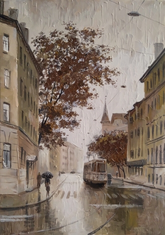 Осенний Петербург. Перекупной переулок. 