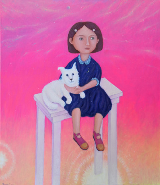 Девочка с собачкой. 