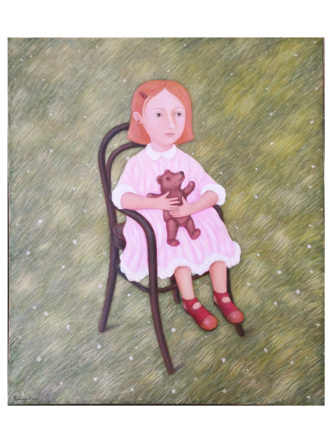 Девочка с мишкой. 