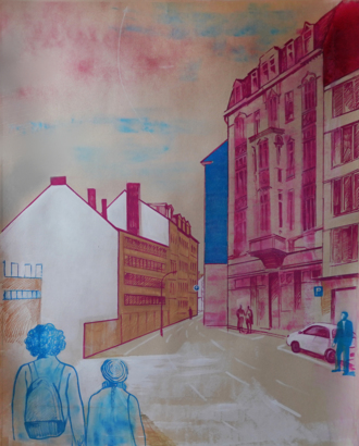 Вупперталь в красном свете