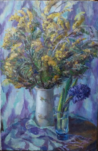 Натюрморт с мимозой