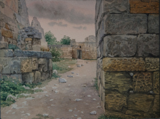 В древнем городе.