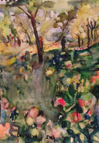 Я в тени.Т ы на солнце