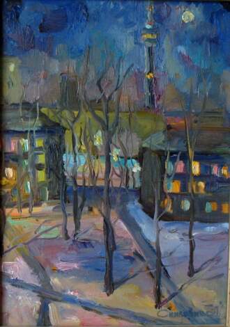 Зимний вечер.