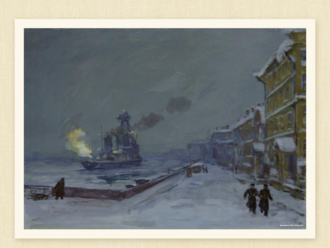 «Крейсер Киров ведет огонь».