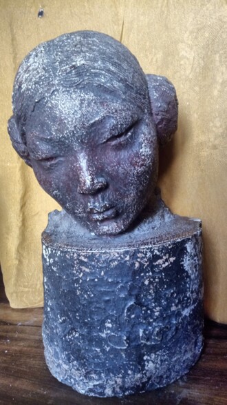 Голова женщины, эскиз к скульптуре 