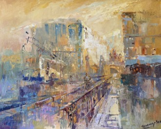 Теплая Москва. Золотые отблески Обводного канала