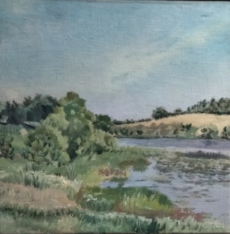 Кашинка при впадении в Волгу