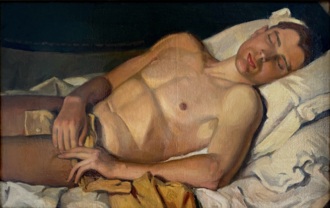 Копия К.Сомов «Обнаженный», «Борис Снежковский»