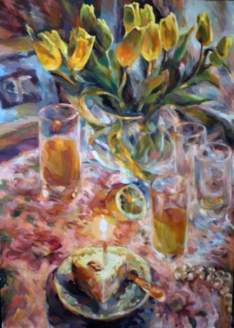 После праздника. 