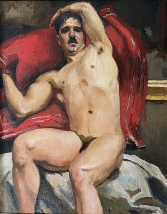 Копия картины Д.С.Сарджента «Обнаженный натурщик»