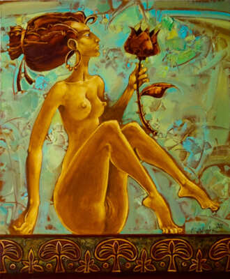 Девушка с розой