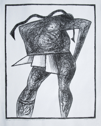 Фигура с косичками