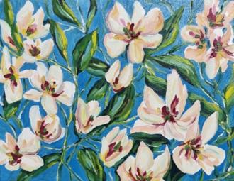 Цветы в саду 