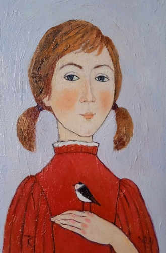 Девочка с хвостиками