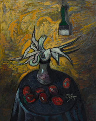 Натюрморт со спичками и флейцем