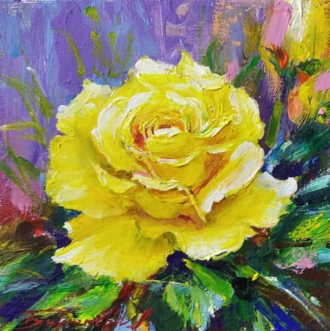 Желтая роза