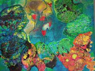 Красные лотосы