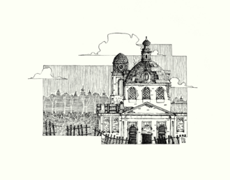 Здесь был Бог. Знаменская церковь, с. Кетрось.