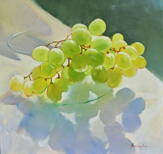 Картина Виноград и утро. 