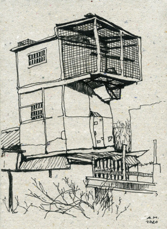 Голубятня в гаражах